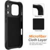For iPhone 17 Pro Max Case Compatible with MagSafe Ripple Texture Liquid Silicone Protective Cover with Strap