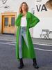 Autumn and Winter Collar Long Sweater Knitted Cardigan Casual Loose and Lazy Style Sweater Jacket