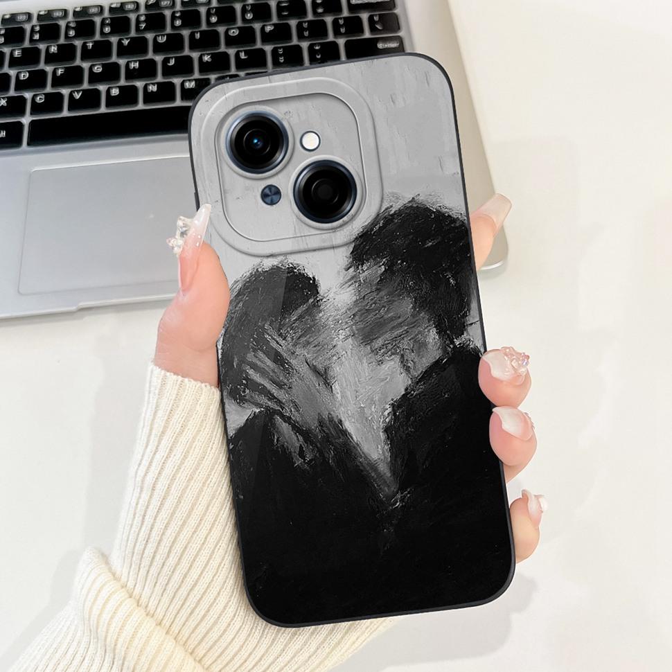 For Tecno Spark Go 1 Case 6.67" Beautiful Flower Painted Cover Soft Silicone Phone Case For Tecno SparkGo 1 Go1 Capa Coque