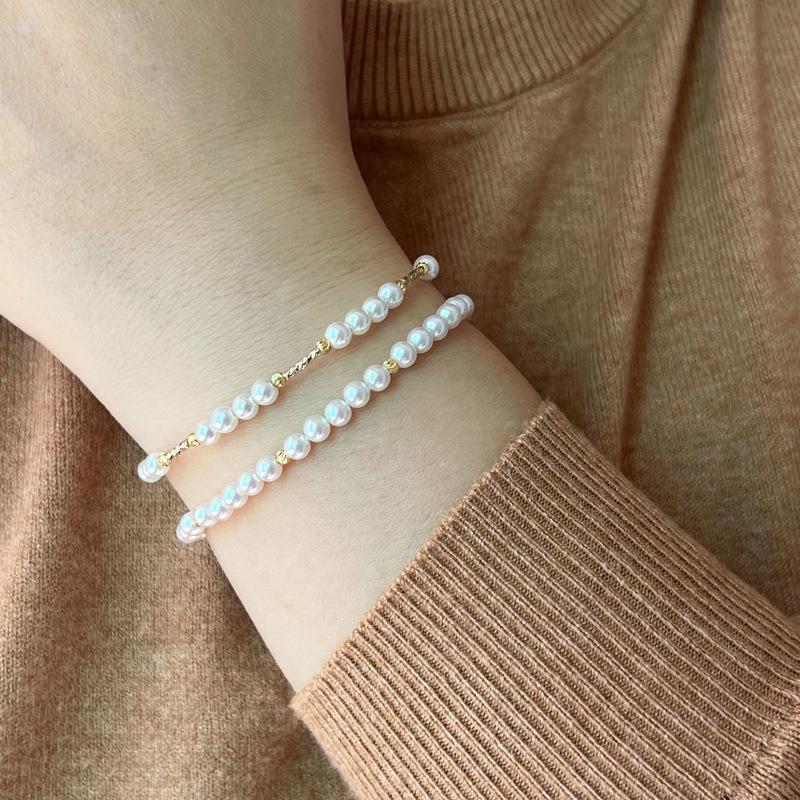 Zhuji Exquisite Freshwater Pearl Bracelet for Women - Luxurious, Versatile & High-End Baby Pearl Chain Jewelry