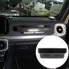 ABS Black Interior Storage Box Co-pilot Bag Trim For Mercedes Benz G Class 19-20