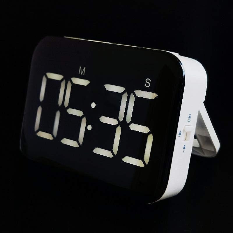 LED Timer for Kitchen Baking with Large Screen Display Battery Version чёрный