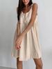 Backless Dress High Waist Suspender Dress
