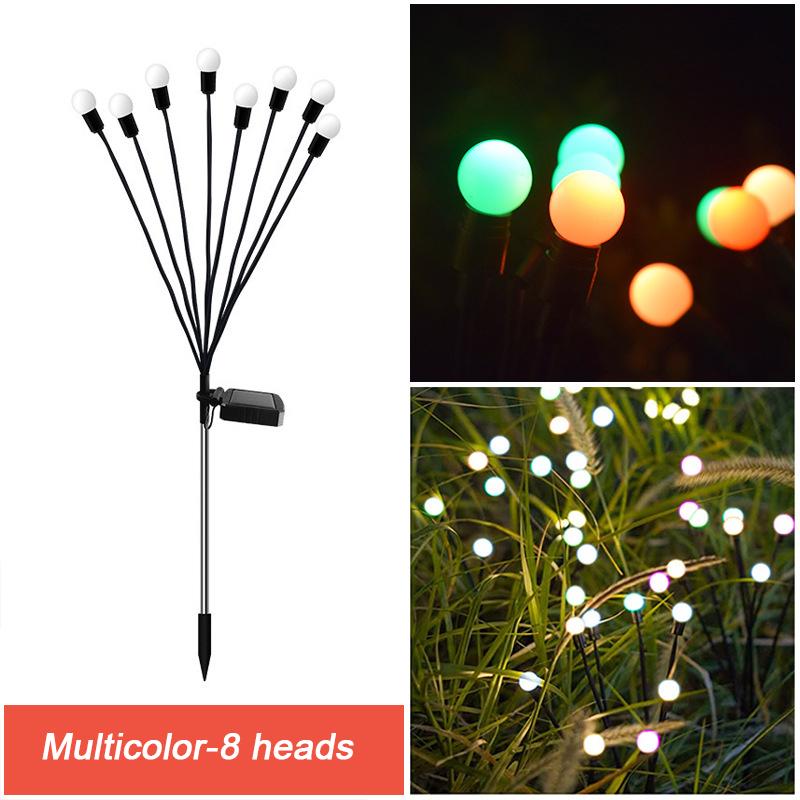 6/8/10 Led Solar Light Outdoor Garden Decoration Landscape Lights Firework Firefly Lawn Lamps Country House Decor Lamp
