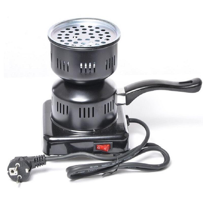 Electric Plug-In Charcoal Starter & Stove: Multi-Use Enclosed Warmer for Tea, Water Pipe, and Baking