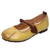 Fashion Women Flats Spring Genuine Leather Comfort Ladies Mary Janes Shoes Footwear Fashion Female Footwear Zapatos De Mujer Plus Size