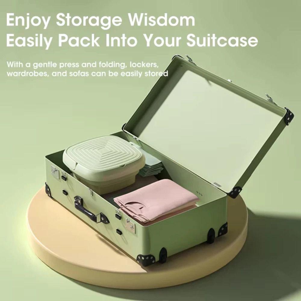 Tragbare Waschmaschine mit großem Fassungsvermögen 8L Wäsche-Schleudertrockner-Eimer Mini-Waschmaschine Unterwäsche