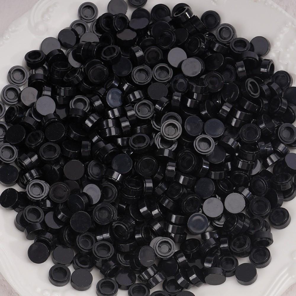 Hollow Back Granules Beads Filler Round Shape Slime Filler Pellets Sensory Toy Making