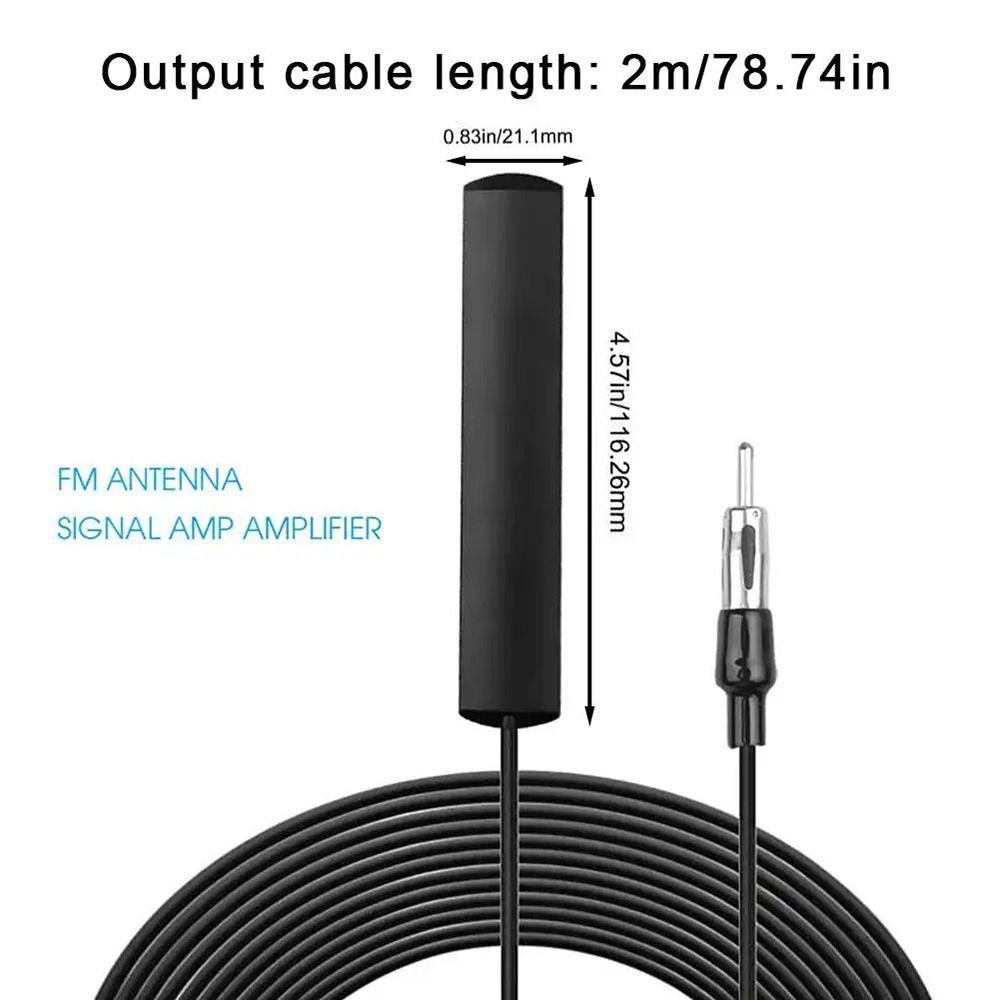 1Pcs Hidden Booster Antena DC 5-12V Amplified Antenna  for Car Truck Motorcycle Boat