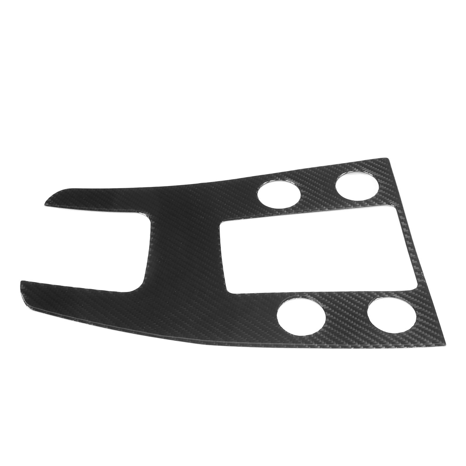 Koogeelife Unisex Carbon Fiber Central Console Gear Shift Panel Trim Cover Accessory Fit For V60 S60 2010 2017Right Hand Drive