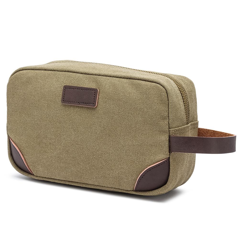 Super Unisex Fashion Sports Leisure Small Tote Bag Canvas Cosmetic Bag Storage Wash Bag