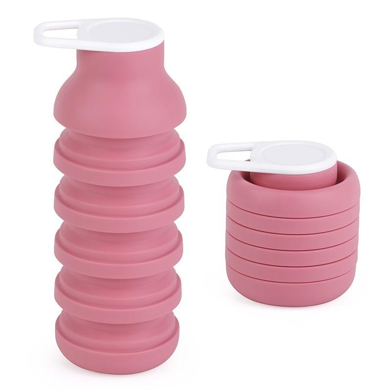 Silicone Folding Cup Outdoor Travel Water Bottle Portable and Handy Cup Cycling Water Cup
