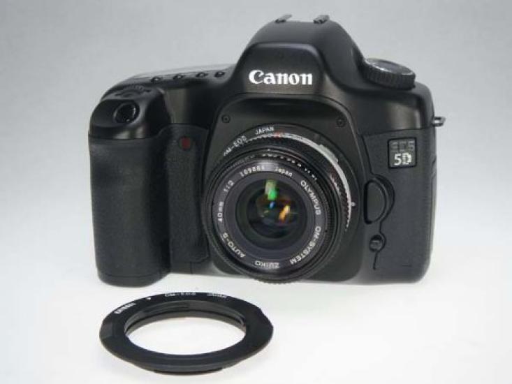 

Rayqual Mount Adapter Olympus OM Canon in OM-EOS [Lens Body EF] (Made Japan)