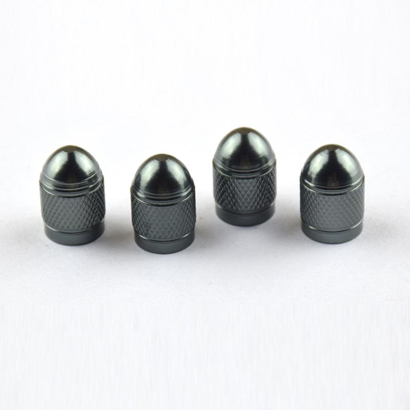 4/8pcs Aluminum Alloy Car Wheel Tire Valve Caps Bullet Tyre Valve Cap Motorcycle Bike Tire Rim Stem Cover Dust Proof Nipple Caps