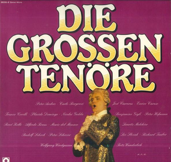 

LP Record VARIOUS Die Grossen Tenore 265108 SONOCORD Germany Classical Used
