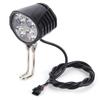 36V 48V 60V E-Bike Horn Light High Power Electric Scooter Headlight Waterproof 18W 9 LED Front Light Outdoor Cycling Accessories