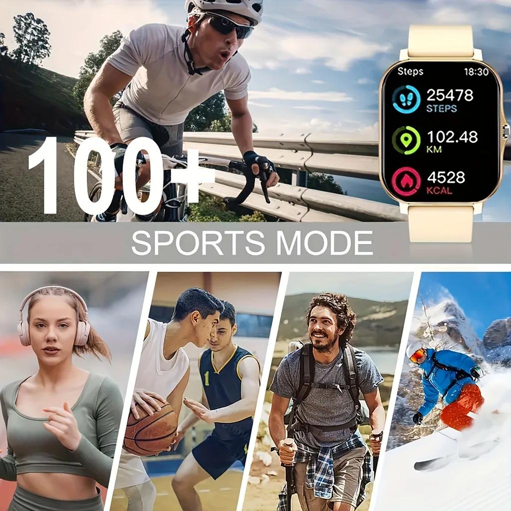 Upgrad Smart Watch For Men Women 1.83Inch Full Touch Display BT Call Sports Monitoring SmartWatch For Android&IOS Phone