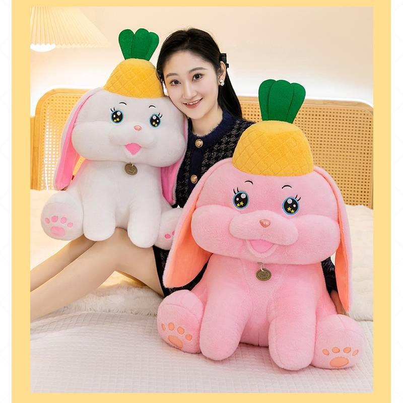 Bunny Plush Toy Cartoon Pineapple Figure Girl Children Birthday Gift Holiday