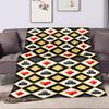 "Playing Card Suits Pattern Blanket" Patterned Flannel Blanket Perfect for the Bedroom Living Room, Sofa, or a Little Nap