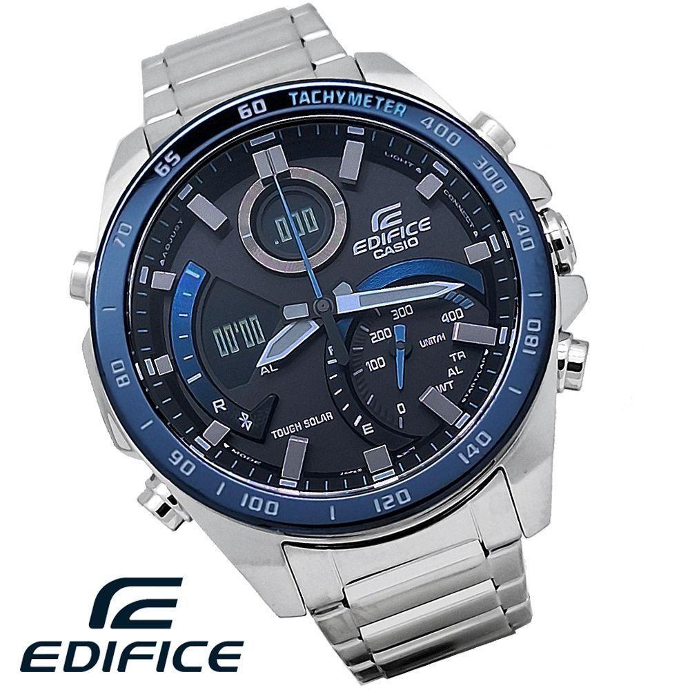 Used [New] Edifice Watch Men s Watch Bluetooth Smartphone Link EDIFICE ECB-900DB-1B CASIO Casio New Free Wrapping Available Present Gift for Men