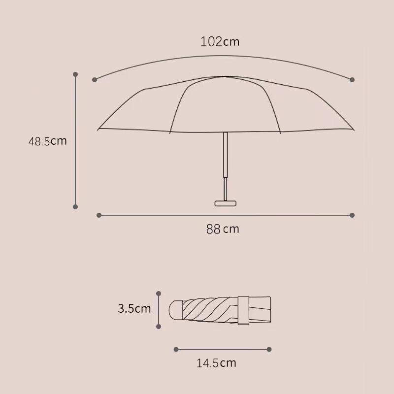 Kedenuo Ultra-Compact UV Protection Umbrella
