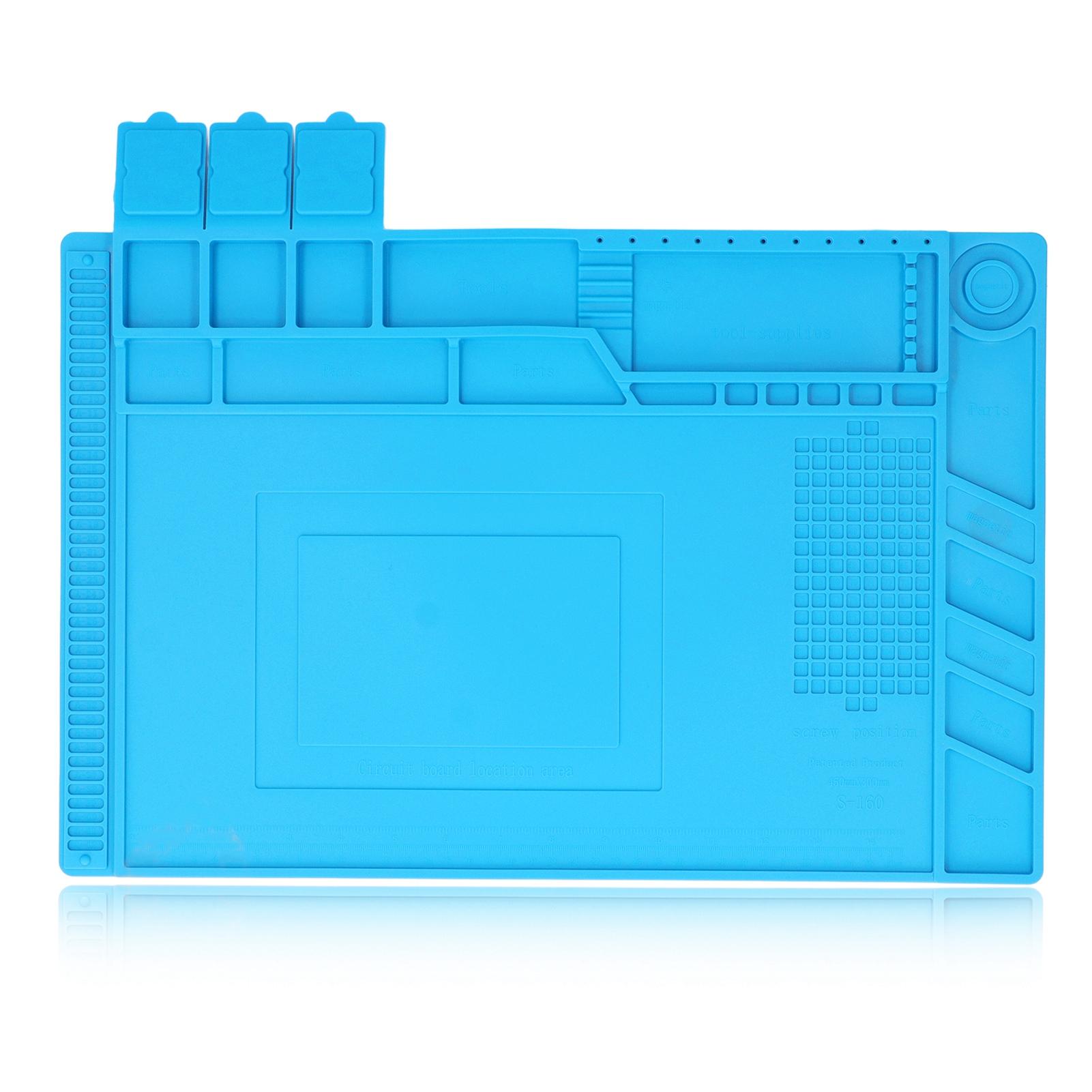 

Repair Mat Silicone Soldering Pad Heat Resistant Anti Static Magnetic for Maintenance