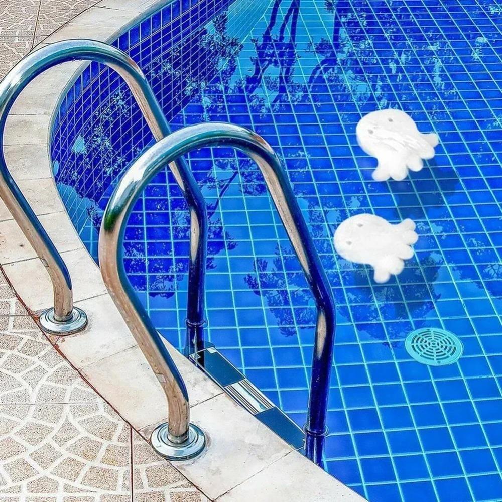 6PCS Octopus Oil Absorbing Sponge - Reusable Scum Filter for Pool/Hot Tub/Aquarium, 12.5cm Foam Ball Fish Tank Cleaner