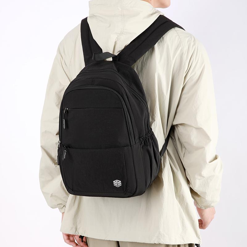 Women's Bag Outdoor Contrast Color Backpack Student Schoolbag Travel Bag