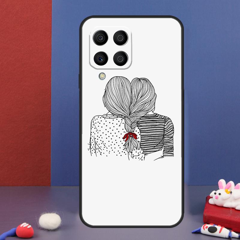 Best Friends BFF Matching Case For Samsung Galaxy M13 M53 M06 M16 M31 M11 M35 M55 M15 M56 M36 M12 M32 M52 M14 M34 M54