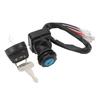 ATV Ignition Key Switch 4 Pin Enhanced Performance Ignition Starter Switch with Keys Replacement for Polaris Xplorer