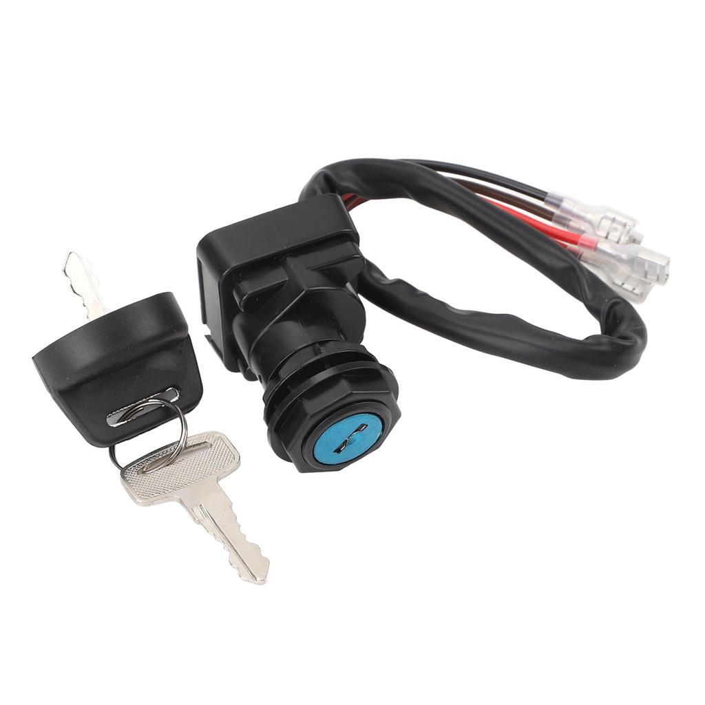 ATV Ignition Key Switch 4 Pin Enhanced Performance Ignition Starter Switch with Keys Replacement for Polaris Xplorer