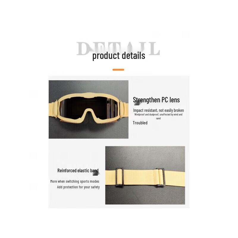 Shiyi Tactical Goggles with Comfort Sponge