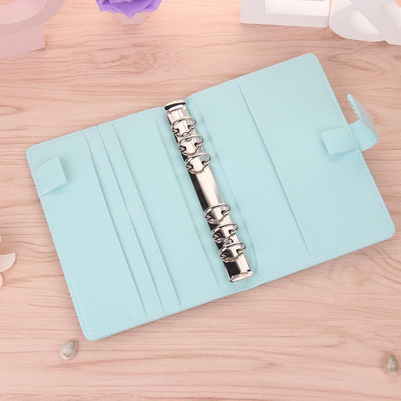 New Vintage Refillable Notebook File Folder Notepad Cover Leather Ring Binder Office Supplies