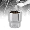 36mm Socket 6-Point Socket with Rust-Proof Drive Steel Axle Shaft Nut Remover for 1/2 Inch Ratchet Wrench System Truck Car