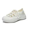 New Style of Perforated Canvas Shoes for Students Flat and Breathable with Half Support