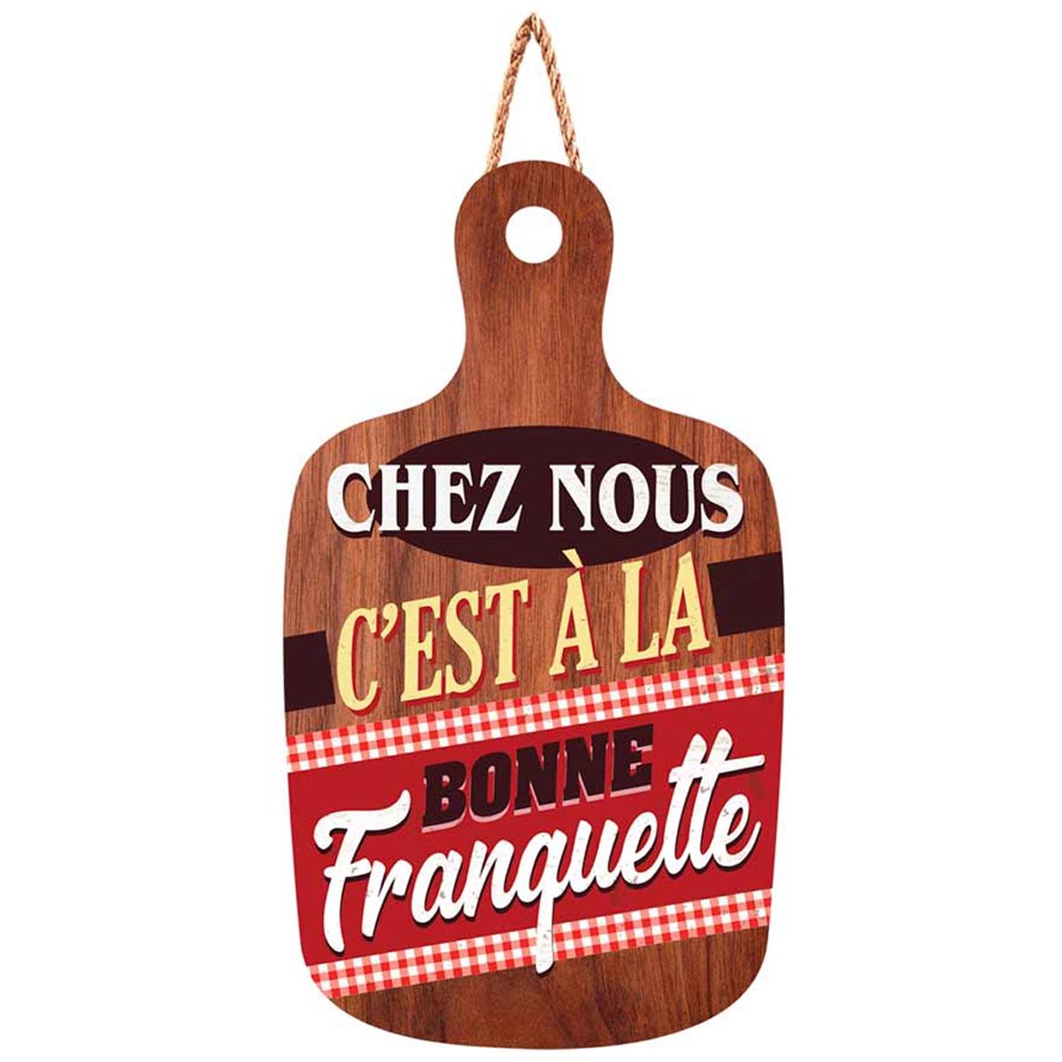 

Les Trésors De Lily [Q7099] - Коричневая деревянная табличка Сообщения (Доска - Дома - это в La Bonne Franquette) - 20. 5x12. 5см