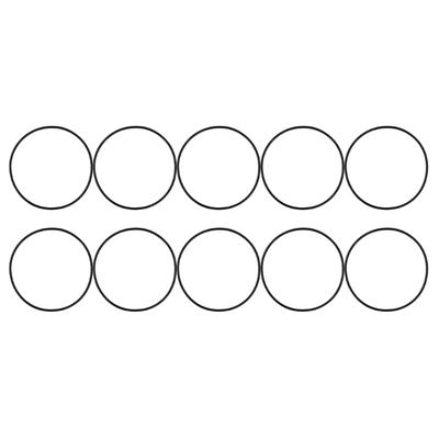 10 Count Rubber O-Rings For Standard Size Water Filter Housings Replacement Accessory For Housing Parts