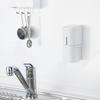 Richell Hover Kitchen Dispenser 250 White 1pc 110083 Dispensing from the Bottom Kitchen Floating Storage Stylish Refillable Plastic X 8 X 250mL