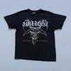 Black Unlight 00s Vintage German Metal Graphic T-Shirt - Medium