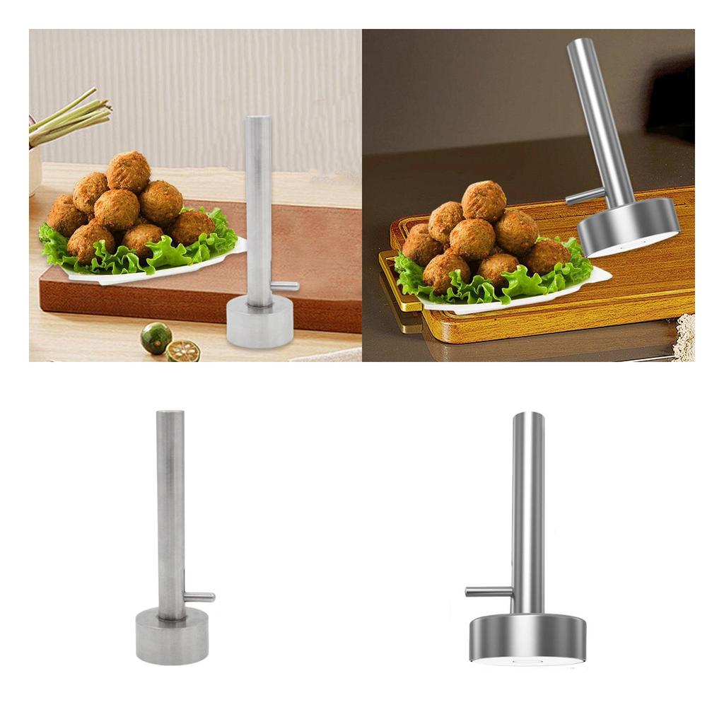 Easy Clean Meatball Scoop Maker Stainless Steel Falafel Press Compact Kitchen Tool for Cooking