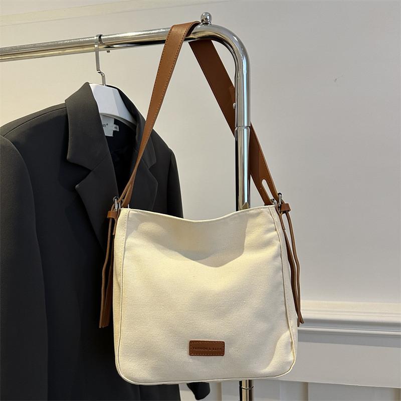 Versatile Chic Black And White Or Colorful Canvas Tote Backpack For Daily Use