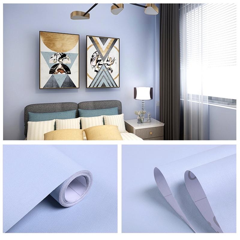 Wallpaper Self-Adhesive Furniture Renovation Stickers Solid Color Background Wall Stickers For Wall Decoration PVC Waterproof
