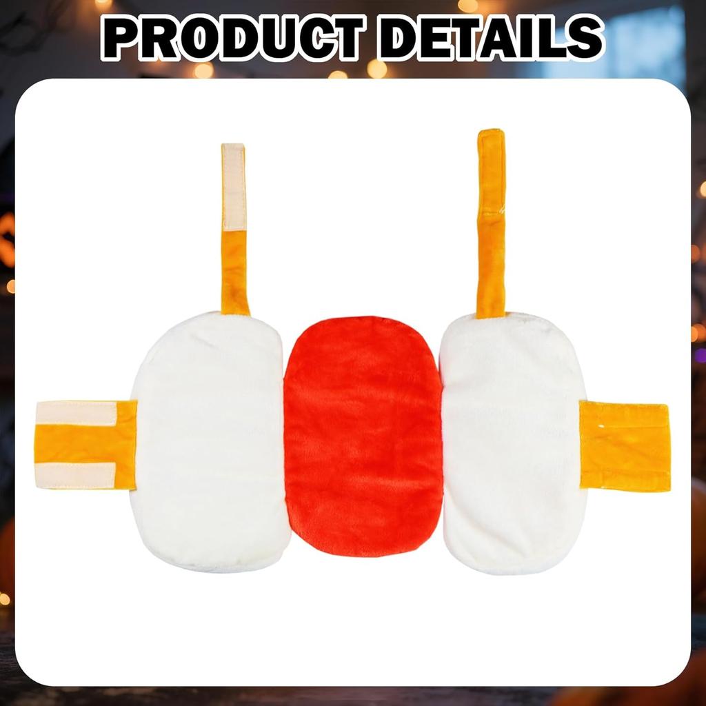 Dog Halloween Costumes Funny Pet Dogs Hot Dog Costume for X-Small Small Medium Dogs Cats Pets (Medium)
