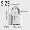 Zinc Zinc Alloy Combination Padlock 4-Digit Number Drawer Cabinet Lock Password Code Locks  Gate Hasp Storage