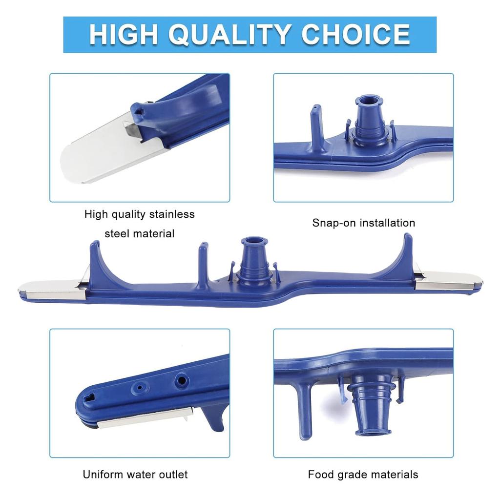 Dishwasher Spray Arm Replacement for EAP12585623 AH1524955 ABS Aluminum Dishwasher Lower Spray Arm 5304517203