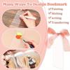 10pcs Bookmark Blanks with Ribbon Clear Bookmarks Tags DIY Craft Transparent Bookmark for Reading Lovers for School Presents