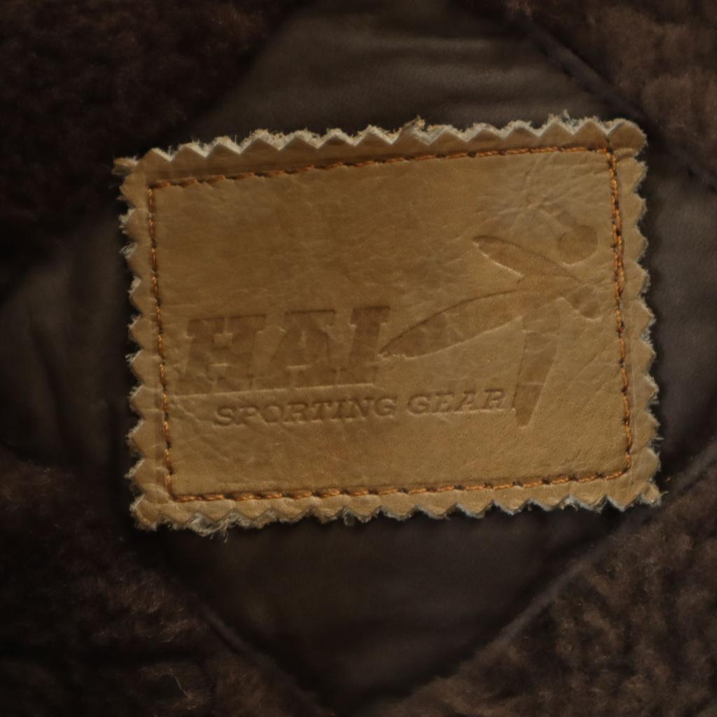 HAI SPORTING GEAR 80s 90s Old patchwork Mouton jacket M Isseimi Sunburn Men's Used