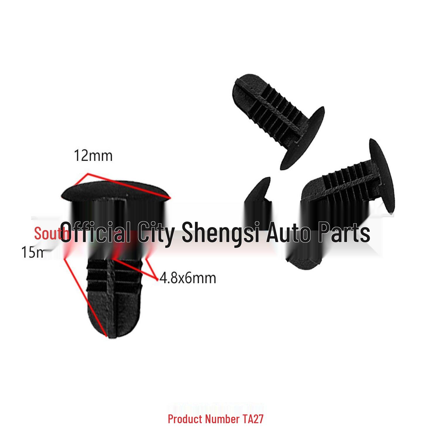 

Universal Car Trim Clips for Headliner & Heat Insulation Installation 10000 Clips