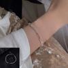New Trend Small Round Pearl Bracelets Exquisite Pink Opal Heart Adjustable Bracelets for Women Jewelry Birthday Gifts