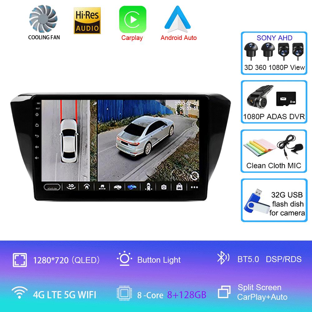 Android 14 Car Radio For Skoda Superb 3 2015 - 2019 Multimedia Video Player Navigation stereo GPS No 2din 2 din dvd